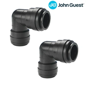 John Guest - Equal Elbow - 2 x Push in connector for 15mm Nylon Pipe - Picture 1 of 3