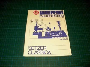 BA500/40 -  Setzer Classica Wersi Bauanleitung - Bild 1 von 1