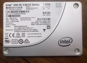 Intel DC S3610 Series 1.6TB SSD 2.5" SATA III Solid State Drives SSDSC2BX016T4K - Afbeelding 1 van 3