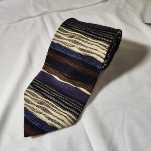 Haggar City Casuals Multicolored Tie All Silk 58 x 4 Inches - Picture 1 of 6