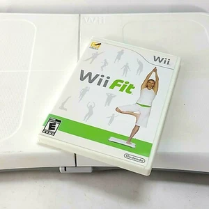 Nintendo Wii Fit Balance Board Bundle with Wii Fit Workout Disc - Picture 1 of 10