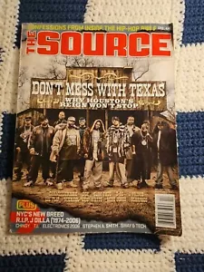🔥RARE The Source Magazine.Don’t mess with Texas. Pimp c.Scarface.zero.slim thug - Picture 1 of 3