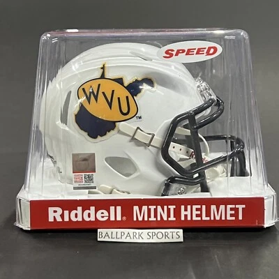 West Virginia Mountaineers Speed Mini Helmet Riddell NCAA Throwback Alternate - Image 1 of 4