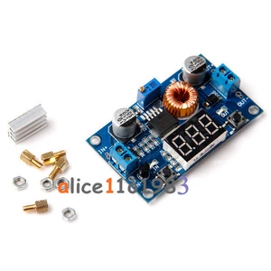 5A Adjustable Power CC/CV Step-down Charge Module LED Driver With red Voltmeter - Picture 1 of 12