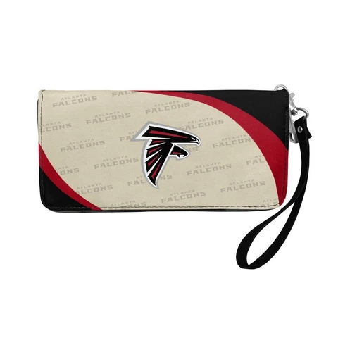 Atlanta Falcons NFL Women's Curve Zip Organizer Wallet / Purse Cover
