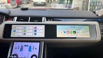 12.3 HD Car Radio GPS Navigation Android 128GB For 2013-2017 Range Rover /Evoque - Image 1 of 4