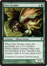 1x Nest Invader LP, English MTG Rise of the Eldrazi