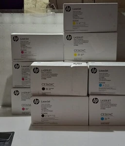 VERSIEGELTE ORIGINAL HP 648A TONERKARTUSCHE BCYM FÜR LASERJET CP4025/CP4525 * STCK. - Bild 1 von 4