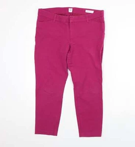 Gap Womens Pink Cotton Blend Cropped Jeans Size 46 L24 - Picture 1 of 12