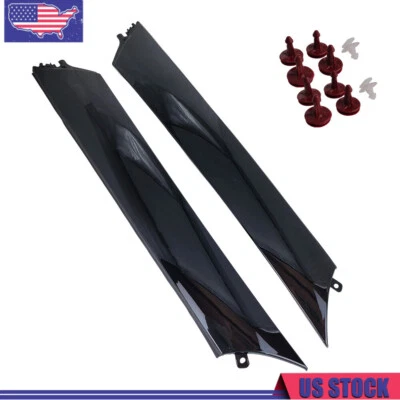Moldura de pilar de moldura de parabrisas para Infiniti QX56 QX80 Nissan Armada 11-22 2 piezas Foto 1 de 4