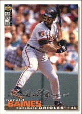 1995 Collector's Choice Silver Signature Baseball Card #338 Harold Baines