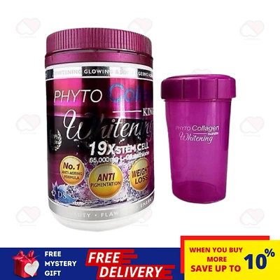 1 x Phyto Collagen KING Whitening Anti-Aging 19X STEMCELL 800g spedizione gra... - Immagine 1 di 4