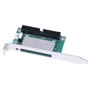 40Pins CF compact flash card to 3.5IDE converter adapter PCI bracket back pan_ch - Picture 1 of 9