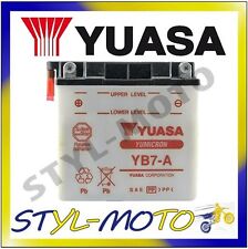YB7-A BATTERIA BATTERY ORIGINALE YUASA AD ACIDO SUZUKI GN 125E 2000