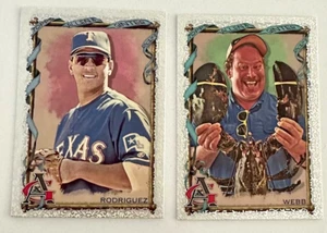 Lot of 2023 Allen & Ginter ALEX RODRIGUEZ No. 7 & CASEY WEBB #209 FOIL FILIGREE - Picture 1 of 2