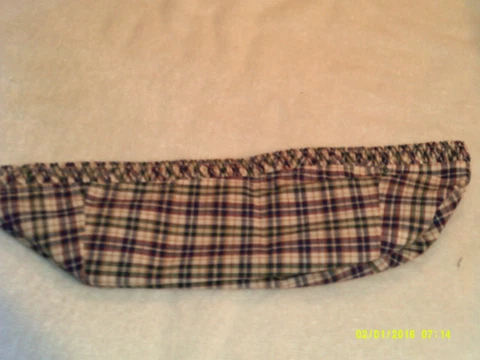 Longaberger 1992 PAPER / NOTE PAL Liner DESKTOP PLAID or WOVEN TRADITIONS PLAID Cover