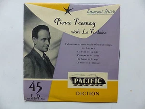PIERRE FRESNAY recite LA FONTAINE EP 90005 B - Picture 1 of 1