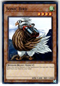 Yugioh! Sonic Bird - SRL-EN093 - Common - Unlimited 25th Anniversary Edition Nea - Picture 1 of 2