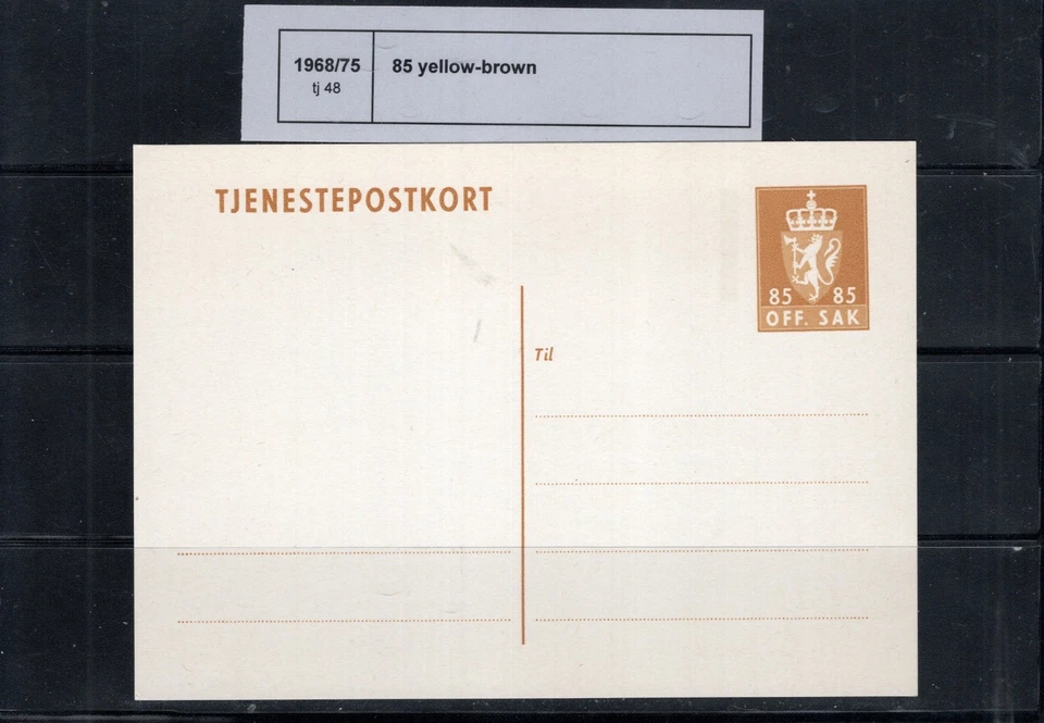 Norway Tj 48 - Helpost - Image 1 of 1