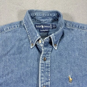 Camisa de Colección Ralph Lauren Para Mujer 4 The Big Denim Carne Pony Preppy Hong Kong - Imagen 1 de 21