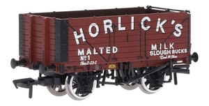 37-2016K Bachmann OO Gauge 7 Plank End Door Wagon No.1 'Horlicks' (Pre-Owned) - Picture 1 of 1