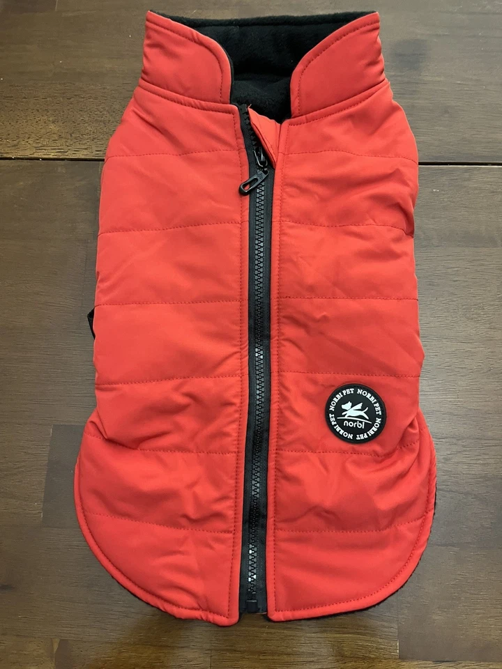 Norbi Pet Dog Fleece Lined Harness Jacket Vest Coat parka L - Image 1 of 4