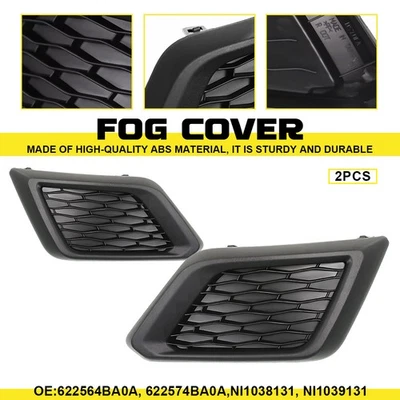 For Nissan Rogue 2014 2015 2X 2016 Front Fog Light Cover Left & Right Side LN Foto 1 de 4