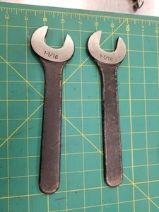 One Vintage Williams No 607 Machinist Wrench 1-1/16" Vintage Diamond Logo USA - Picture 1 of 11