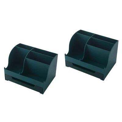  2 Pieces Desktop Aufbewahrungsbox Schreibtisch Ablage Mehrzweck-Lagerregal - Bild 1 von 4