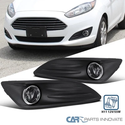 Fits 14-17 Ford Fiesta Se S Front Bumper Driving Fog Lights+Switch Left+Right - Imagem 1 de 4