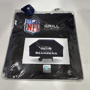 Seattle Seahawks Grillabdeckung Dark Navy Blau NFL Neu - Bild 1 von 6