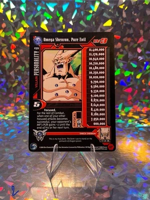 Omega Shenron, Pure Evil 259 Shadow Dragon DBZ Dragon Ball Z GT CCG Score Limite - Image 1 of 2