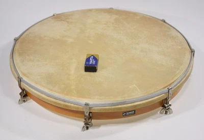 große SONOR Handtrommel Ø 42cm stimmbar Naturfell Latino Serie? Tamburin - Bild 1 von 4