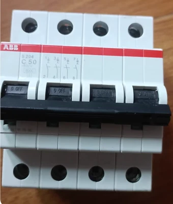 1PC NEW ABB Circuit breaker S204-C50 C63 C80 C100 4P #LL - Image 1 of 2