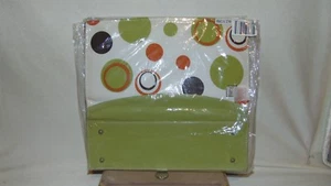 MICHE MAGNETIC SHELL FOR MAGNETIC PURSE GREEN,BROWN,ORANGE CIRCLES - Picture 1 of 3