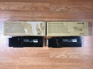 New-Open Box Xerox 106R02744 /47 High-Cap. Toner (CK) For WC 6655 FedEx 2Day Air - Bild 1 von 7