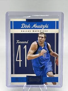 2010-11 Classics #1 Dirk Nowitzki NBA HOF Timeless Tributes Silver /250 NM+ - Picture 1 of 3