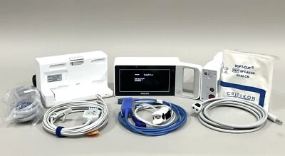 FULLY LOADED Philips IntelliVue MX100 Patient Monitor 867033 W/ 867041 & 867043 - Image 1 of 4