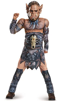  New World of Warcraft Durotan Classic Muscle Child Costume Halloween Outift - Image 1 of 2