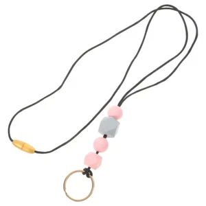 Decorative Card String Beads Lanyard Multi-function Key Lanyard Convenient - Zdjęcie 1 z 12