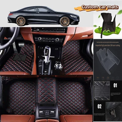 Car Floor Mats Fit for Chevrolet Malibu All Weather waterproof Liners carpets - Image 1 of 4