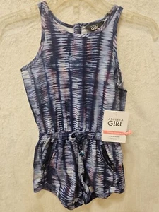 NWTS Athleta Girl On the Go Romper Shoreline Enchanted Blue Purple Size XS 6 - Picture 1 of 15