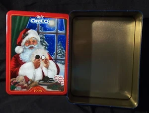 Oreo Plätzchen Weihnachtsmann Dose 1998 - Bild 1 von 3