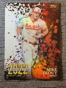 2023 MIKE TROUT Greatest Hits Insert #22GH-18 Los Angeles Angels - Bild 1 von 7