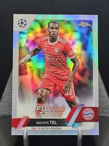 2022-23 Topps Chrome UEFA Club Competitions Refractor Mathys Tel #197 - Picture 1 of 2