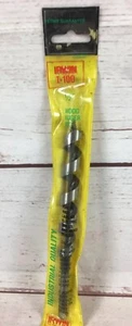 Vintage Irwin I-100 1/2” Wood Auger Bit Industrial Quality Made In USA  - Picture 1 of 12