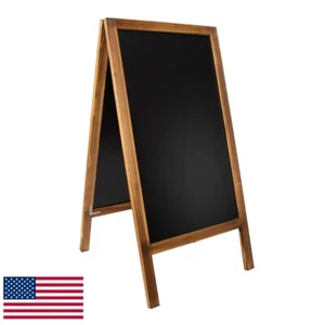 Wood Frame A-Type Stand Blackboard Chalkboard Message Board Menu Display Sign US - Picture 1 of 15
