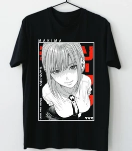 Chainsaw Man Makima T-Shirt Pochita, Anime All Size Black, Kettensäge Man Power - Bild 1 von 9
