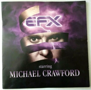 Revista de programa de recuerdos + gafas EFX Michael Crawford 1995 MGM Grand Las Vegas - Imagen 1 de 12