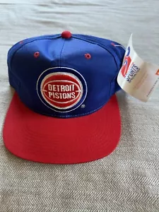 Cappello Berretto Vintage Detroit Pistons Sports Specialties NBA Snapback Blu Rosso - Foto 1 di 6